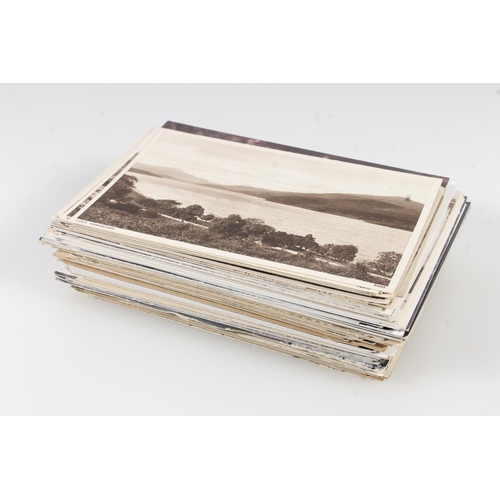 672 - Collection of around 100 postcards and photographs to include much Scottish topographical including ... 