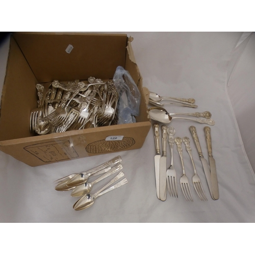 120 - Collection of EPNS flatware.