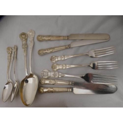 120 - Collection of EPNS flatware.