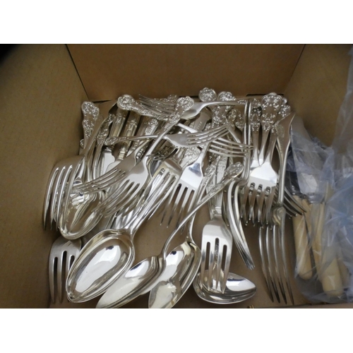 120 - Collection of EPNS flatware.