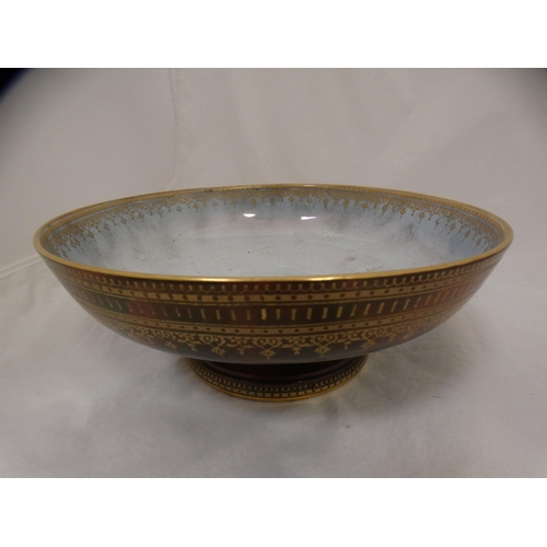 121 - Losol ware lustre footed bowl.