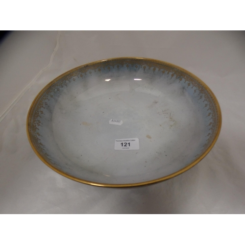 121 - Losol ware lustre footed bowl.