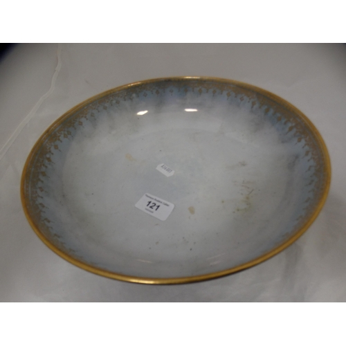 121 - Losol ware lustre footed bowl.