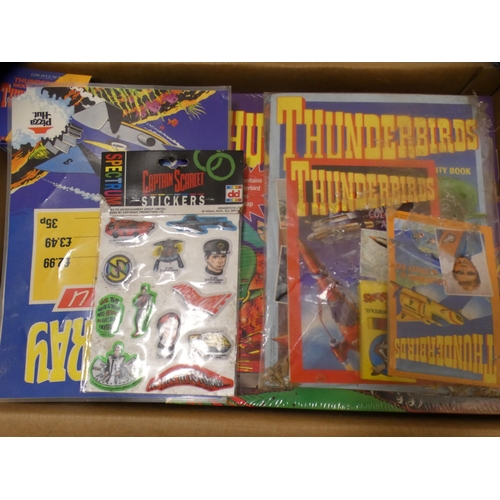 139 - Collection of various boxed Gerry Anderson-themed games and toys to include Thunderbirds, Captain Sc... 