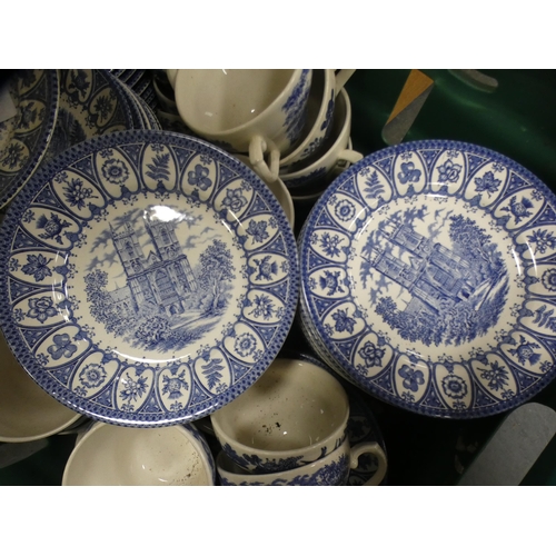 140 - Collection of Broadhurst 'Westminster Abbey' pattern dinnerwares.