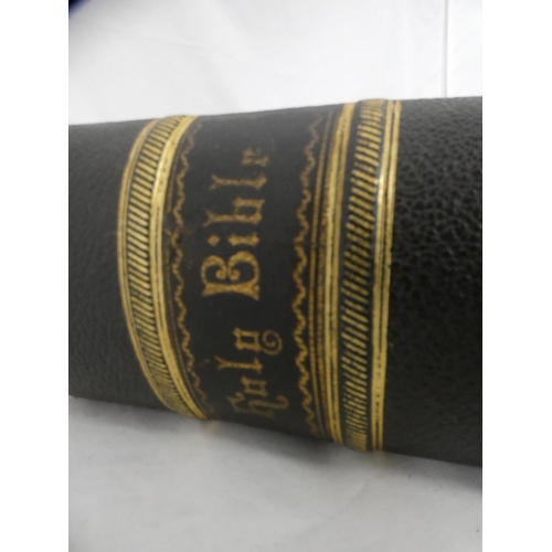 168 - Leather-bound Bible, published by Cassell Petter & Galpin.