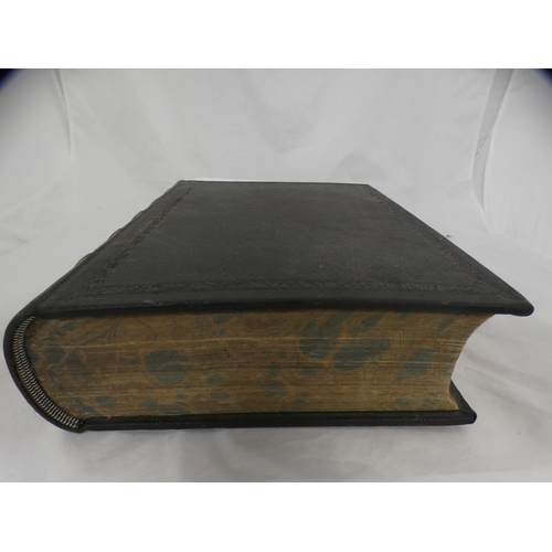 168 - Leather-bound Bible, published by Cassell Petter & Galpin.