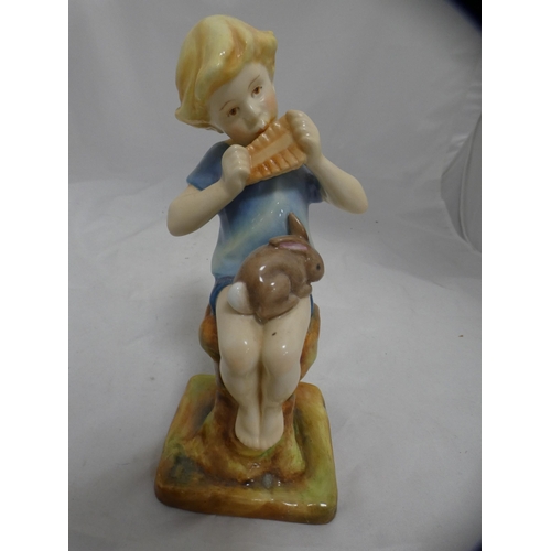 192A - Royal Worcester figure, 'Peter Pan', modelled by F Gertner.