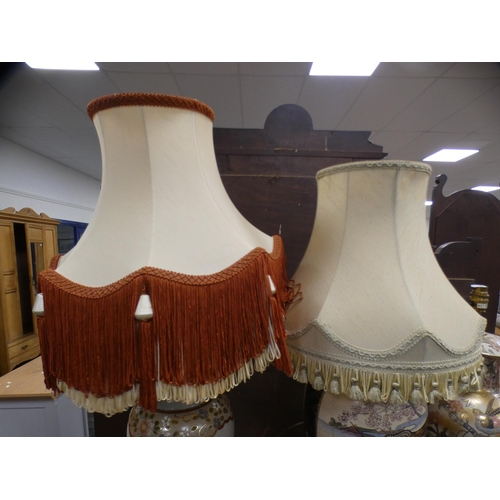 198 - Three Oriental table lamps.  (3)