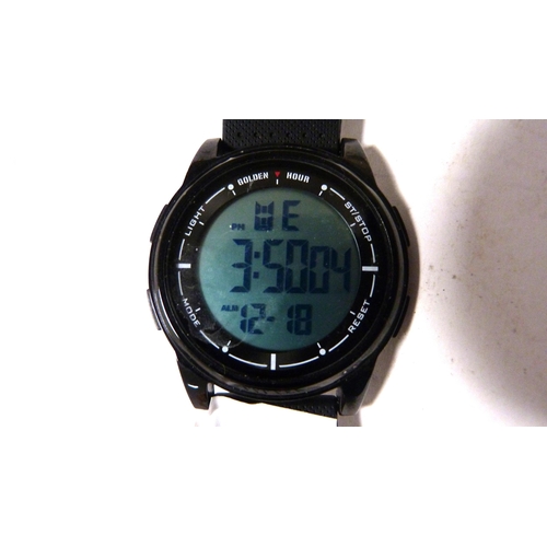 236 - Golden Hour GH1313 digital sports water-resistant watch.