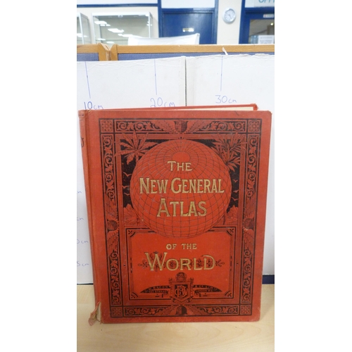 3 - New General Atlas of the World, published by GW Bacon & Co., London, and In English Homes by Cha... 