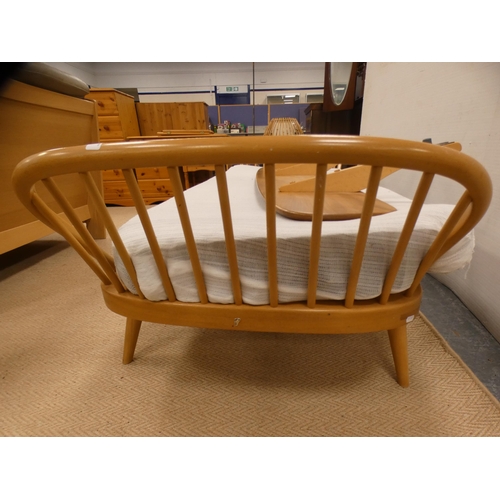 310 - Ercol blonde studio day bed.