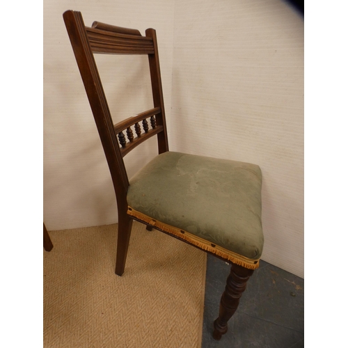 311 - Pair of Edwardian side chairs.  (2)