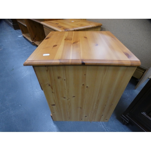 331 - Pair of pine bedside tables.  (2)