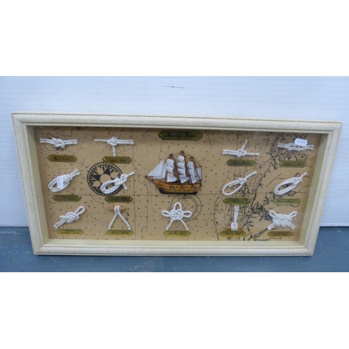 95 - David Green'Evening at Woodbridge'Limited edition print, no. 16 of 250, marine knot display and anot... 