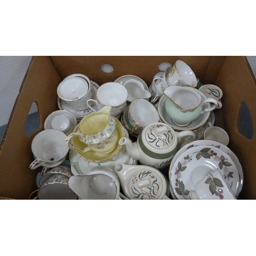 97 - Large collection of various teawares to include Royal Standard, Royal Doulton, Royal Tuscan etc.