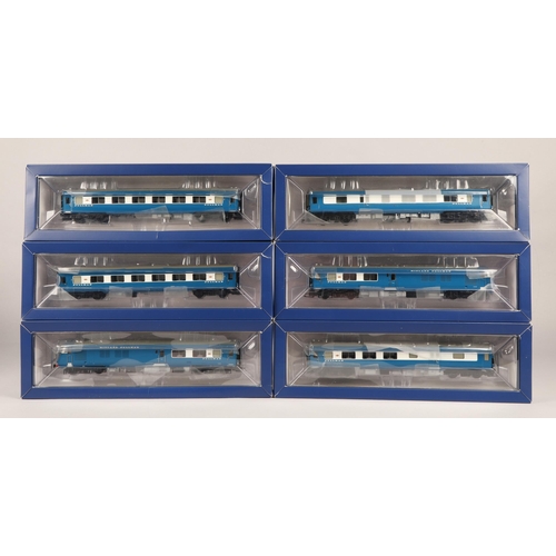 352 - Bachmann 5 Branch-Line Model Railway Midland Pullman 6 car DMU set, scale 1.76, in fitted box.