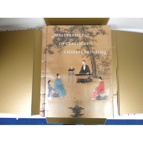 266A - XINMIAO ZHENG.  Masterpieces of Classical Chinese Painting. Fine col. plates & other illus. Foli... 