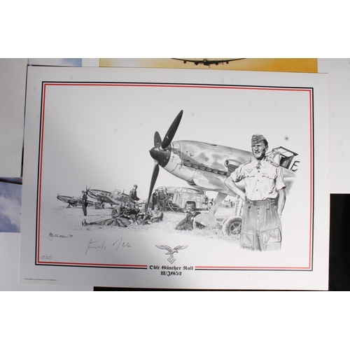 508J - GEOFFREY L WRIGHT, Is One Of Our Aircraft Missing, print, 29cm x 44cm, unframed. ALAN S HOLT, Foes n... 