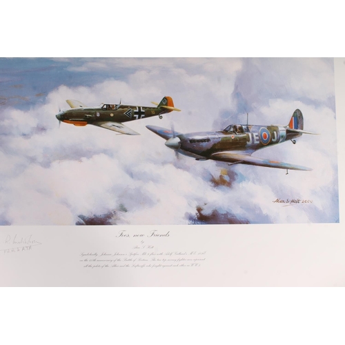 508J - GEOFFREY L WRIGHT, Is One Of Our Aircraft Missing, print, 29cm x 44cm, unframed. ALAN S HOLT, Foes n... 