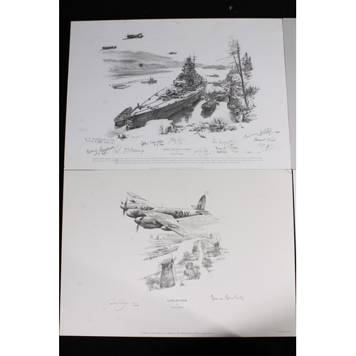 508U - NICOLAS TRUDGIAN (b1959), Tirpitz The Beast at Rest, limited edition print 63/150, pencil signed by ... 