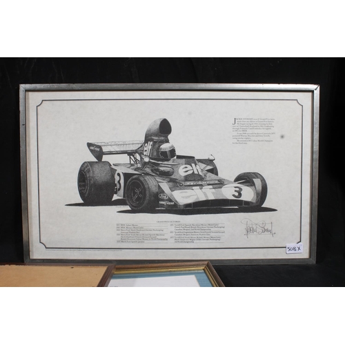 508X - Formula 1 interest, a K W DAVIES, Do You Think Jackie Helped With The Design Damon?, print, bears th... 