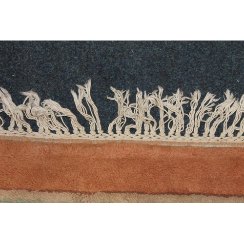 967 - Indian wash pile wool carpet, 545cm x 368cm.