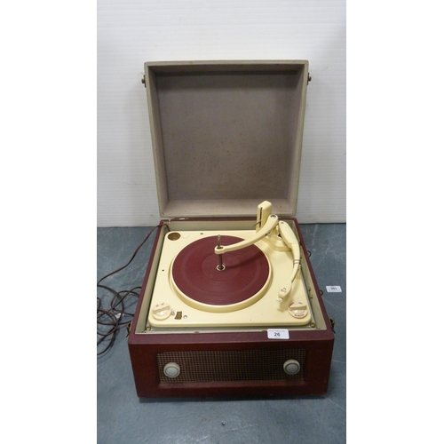 26 - Defiant Collaro record player.