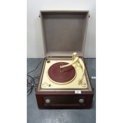 26 - Defiant Collaro record player.