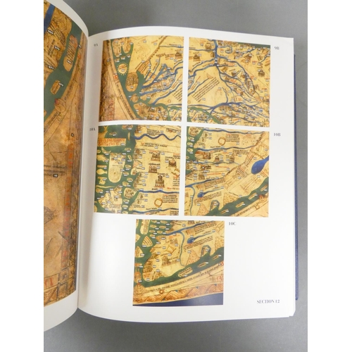 256 - FOLIO SOCIETY.  The Hereford World Map,  Mappa Mundi. Ltd ed. 1,000, the rolled facsimile map, 125cm... 