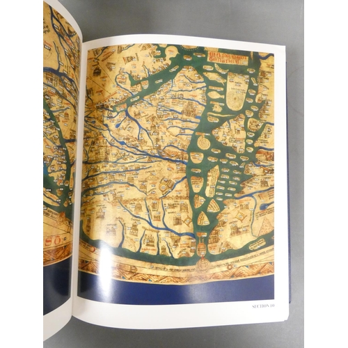 256 - FOLIO SOCIETY.  The Hereford World Map,  Mappa Mundi. Ltd ed. 1,000, the rolled facsimile map, 125cm... 