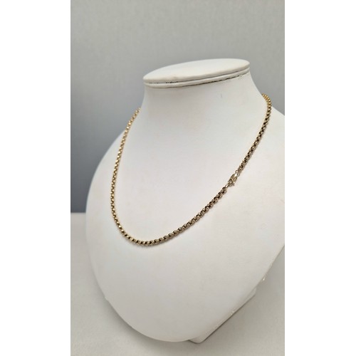 60 - 9ct gold chain necklace, the clasp marked 9K 11.6g