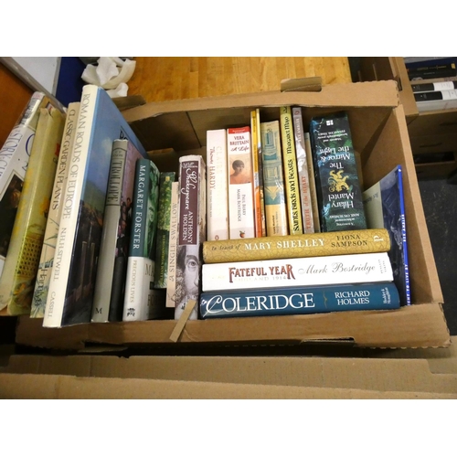 33 - Two boxes of books including Penguin.