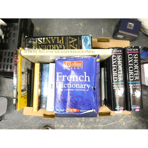 35 - Large box of various reference books.