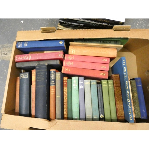 38 - Large box of poetry books.