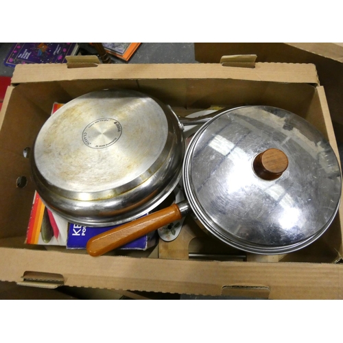 40 - Box of modern kitchenware including mixer etc.