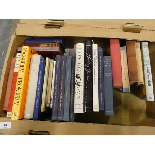 95 - Two boxes of vintage books, religious interest.