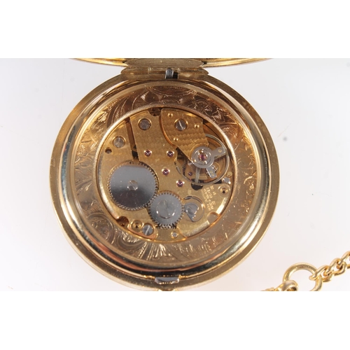 456 - Modern pocket watch on 'Hillwood' arch top stand.