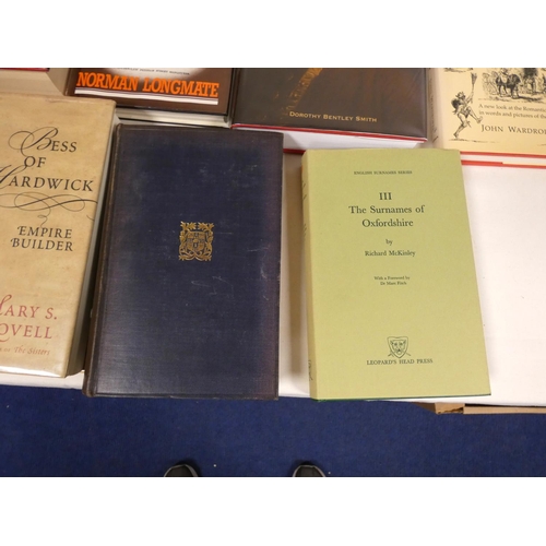 103 - English Local & Social History & others.  Two cartons of various vols.... 