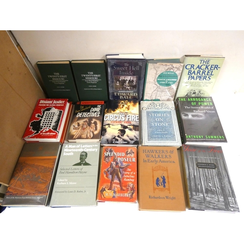 104 - U.S.A.  Two cartons of various vols. incl. Civil War, presidential assassinations, etc.... 