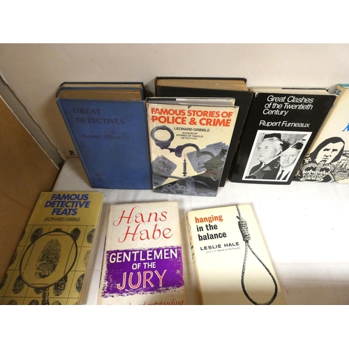 106 - True Crime, Trials, etc.  Two cartons of various vols.