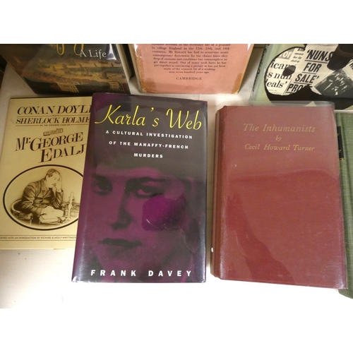 116 - Various.  Two cartons of various vols., local & social history, crime, etc.... 