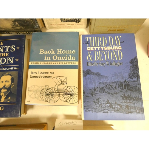 13 - U.S.A.  18 various vols., mainly American Civil War interest, many in d.w's.... 