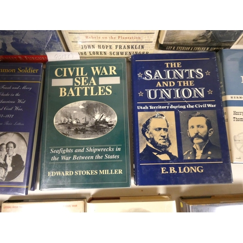 13 - U.S.A.  18 various vols., mainly American Civil War interest, many in d.w's.... 