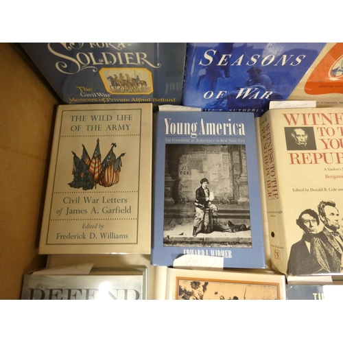 18 - U.S.A.  18 various vols., mainly American Civil War interest, many in d.w's.... 