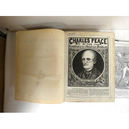 44 - PEACE CHARLES.  Charles Peace or The Adventures of a Notorious Burglar. Eng. illus. Quarto... 