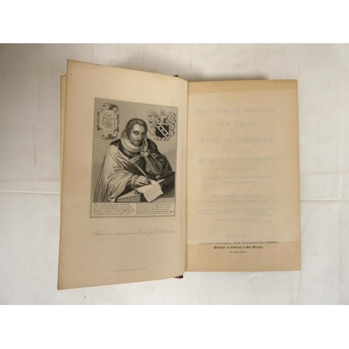49 - AMOS ANDREW.  The Great Oyer of Poisoning, the Trial of the Earl of Somerset for the Poiso... 