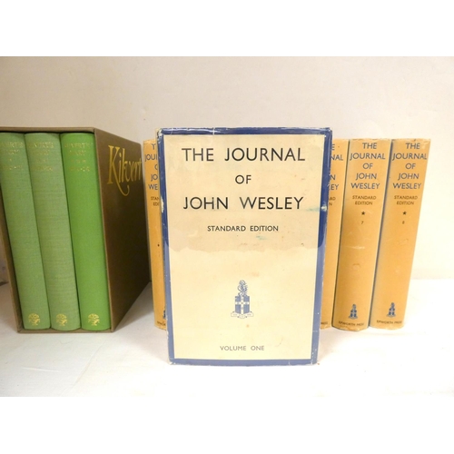 6 - WESLEY JOHN.  The Journal. The set of 8 vols. Orig. blue cloth in d.w's. 1938; also Kilver... 