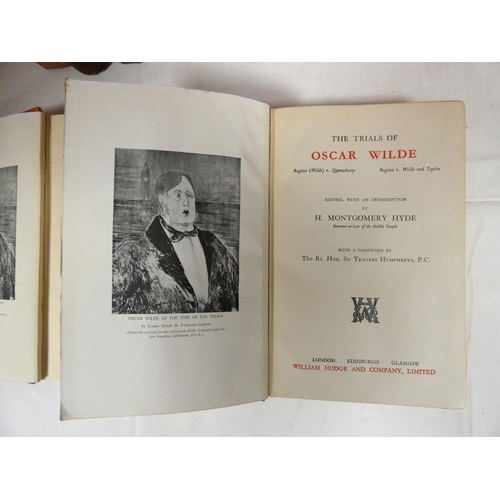 67 - Notable English Trials Series.  30 various vols. incl. duplicates. Orig. cloth, a few in d.w's, mixe... 