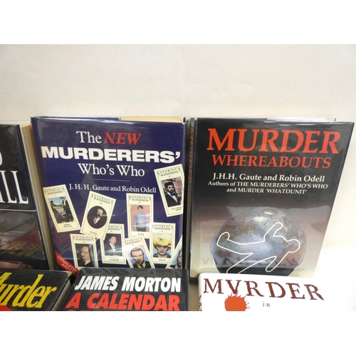 71 - True Crime. Murder.  20 various vols., mainly in d.w's.